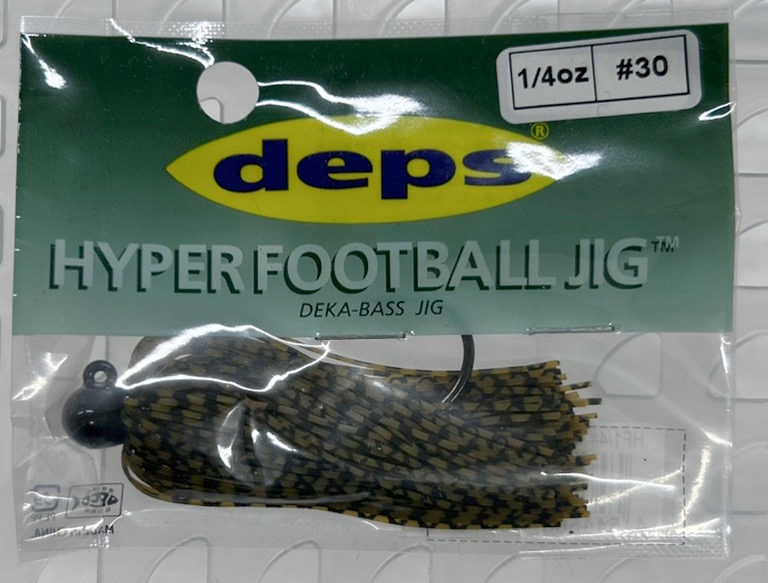 Hyper Foot Ball Jig Silicon 1/4oz #30 Greenpumpkin