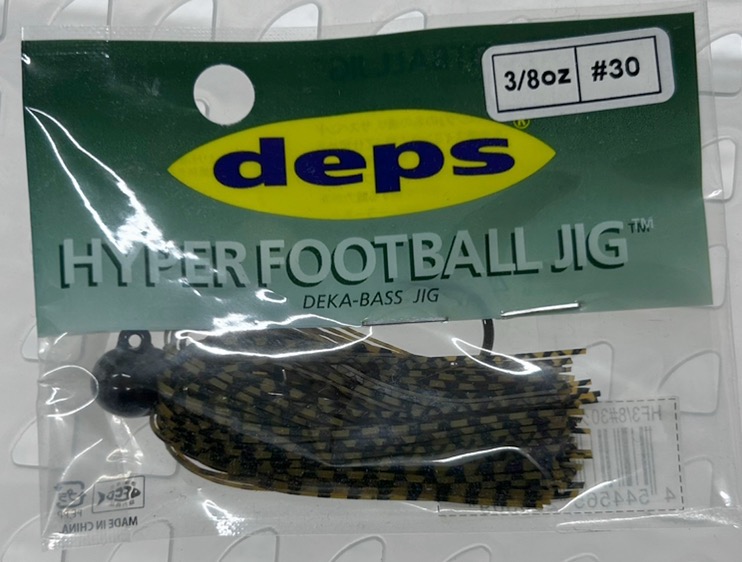 Hyper Foot Ball Jig Silicon 3/8oz #30 Greenpumpkin