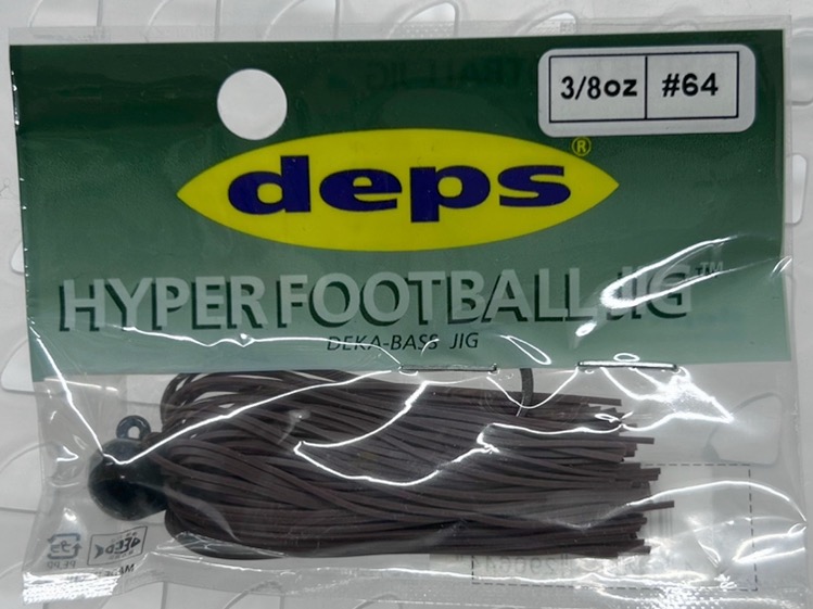 Hyper Foot Ball Jig Silicon 3/8oz #64 SF Brown Hyper Foot Ball Jig Silicon 3/8oz #64 SF Brown