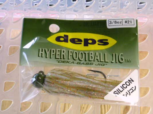 Hyper Foot Ball Jig Silicon 3/8oz #21 Weed Shrimp - Click Image to Close
