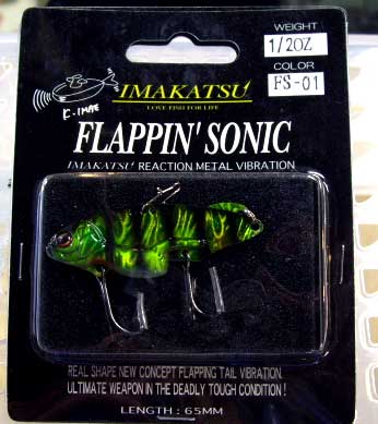 FLAPPIN' SONIC 1/2oz FS-01 BLUE GILL - Click Image to Close