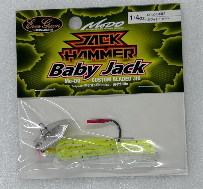 Jack Hammer Baby Jack 1/4oz White Chart