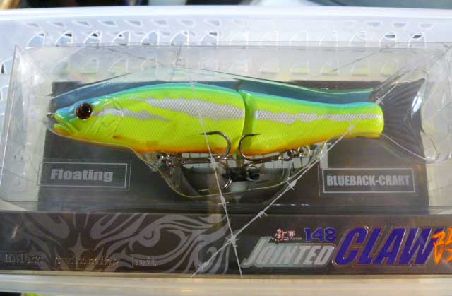 JOINTED CLAW Tuned 148 Floating Blue Back Chart