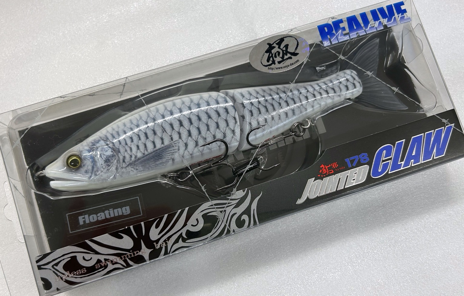 JOINTED CLAW 178 Floating FAINT GLOW SHAD[Realive] - Click Image to Close