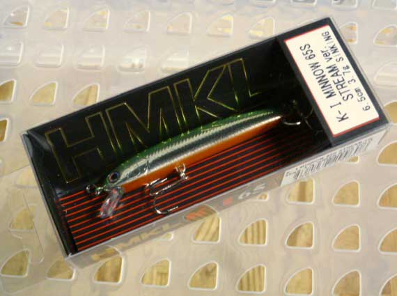 HMKL K-1 65 Minnow Stream Ver Green Back Holo