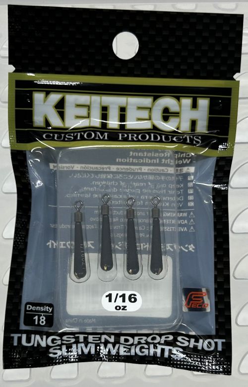 KEITECH Tungsten Slim Weight 1/16oz