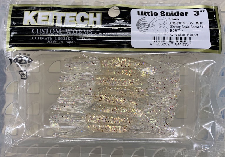 Little Spider 3inch 529:Crystal Flash - Click Image to Close
