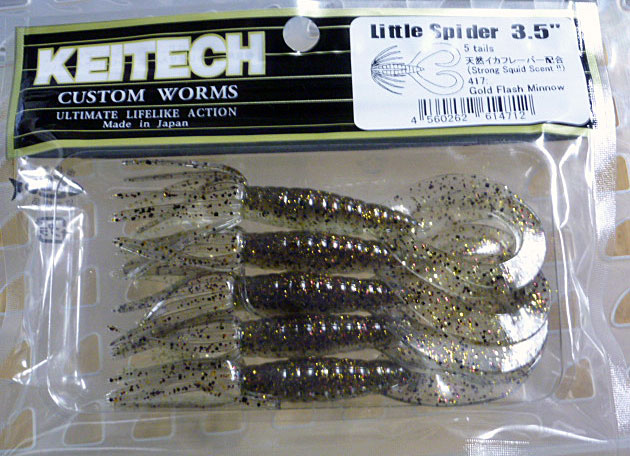 Little Spider 3.5inch 417:Gold Flash Minnow - Click Image to Close