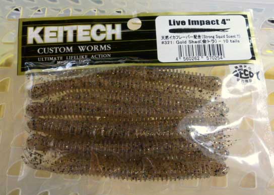 LIVE IMPACT 4inch 321:Gold Shad