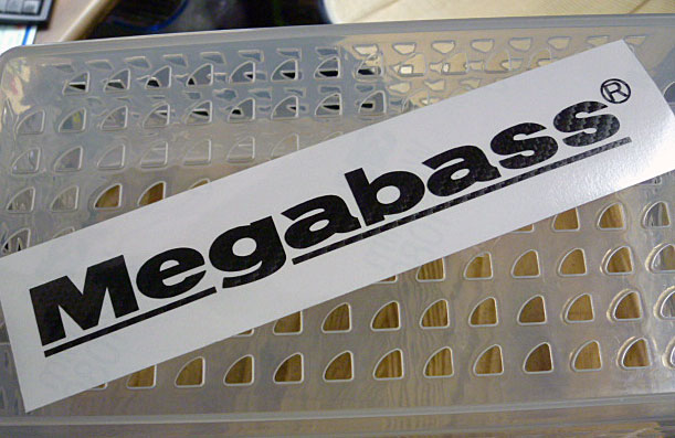 Megabass Sticker 20cm Carbon Megabass Sticker 20cm Carbon