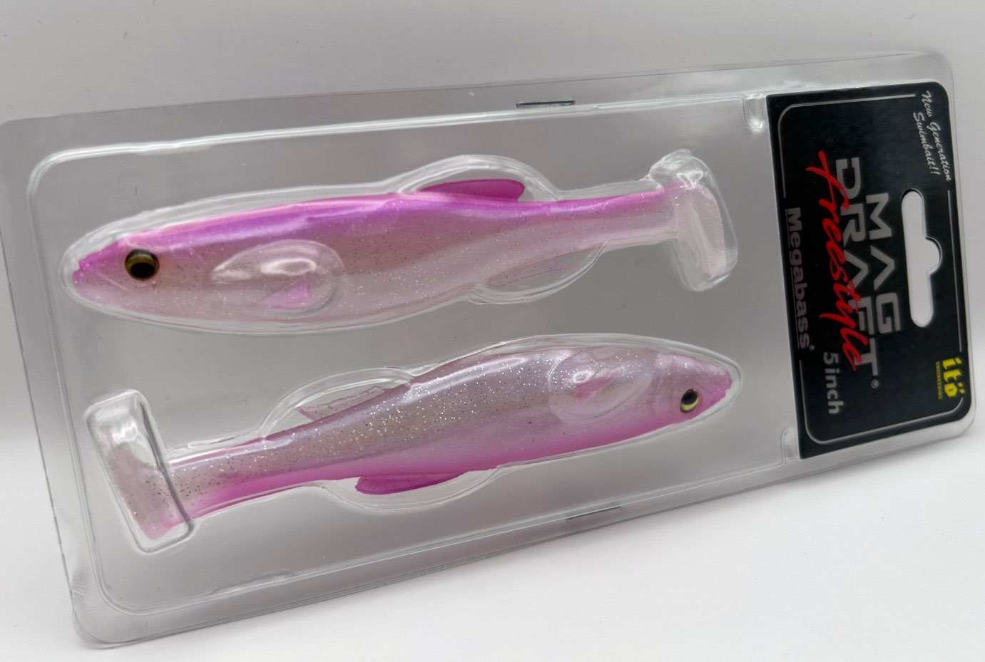 MAGDRAFT FREESTYLE 5inch Pink Back Shad
