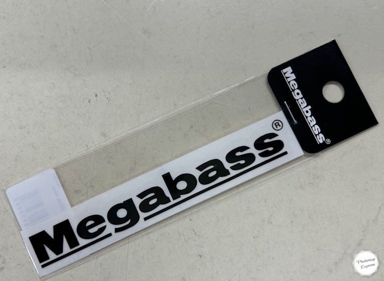 Megabass Sticker 10cm Black