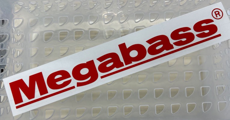Megabass Sticker 20cm Red