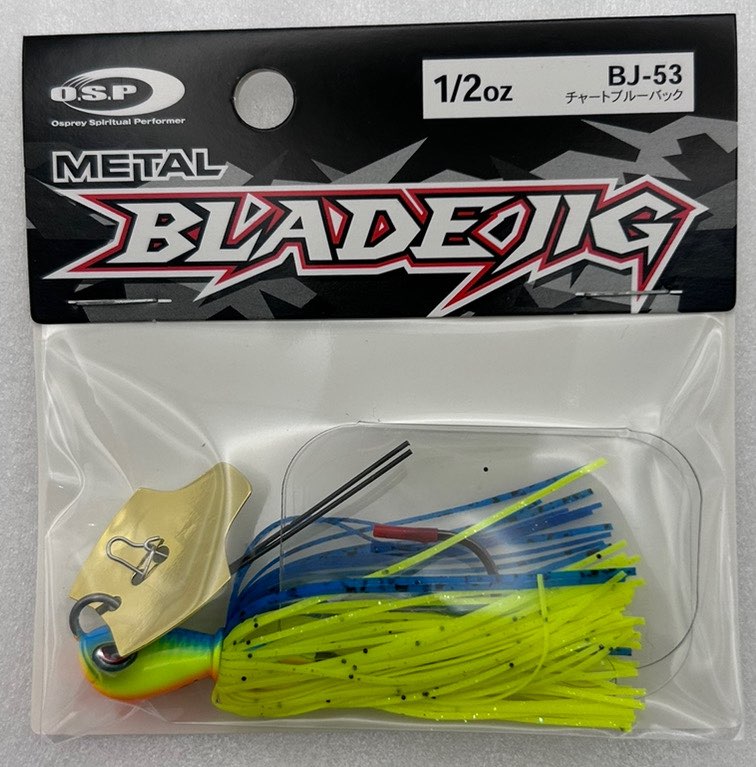 METAL BLADE JIG 1/2oz Chart Blue Back