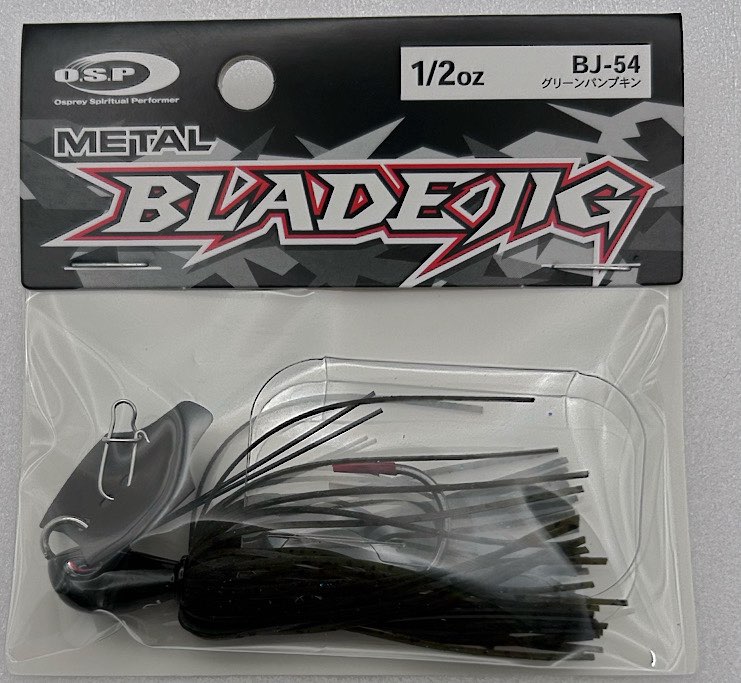 METAL BLADE JIG 1/2oz Green Pumpkin