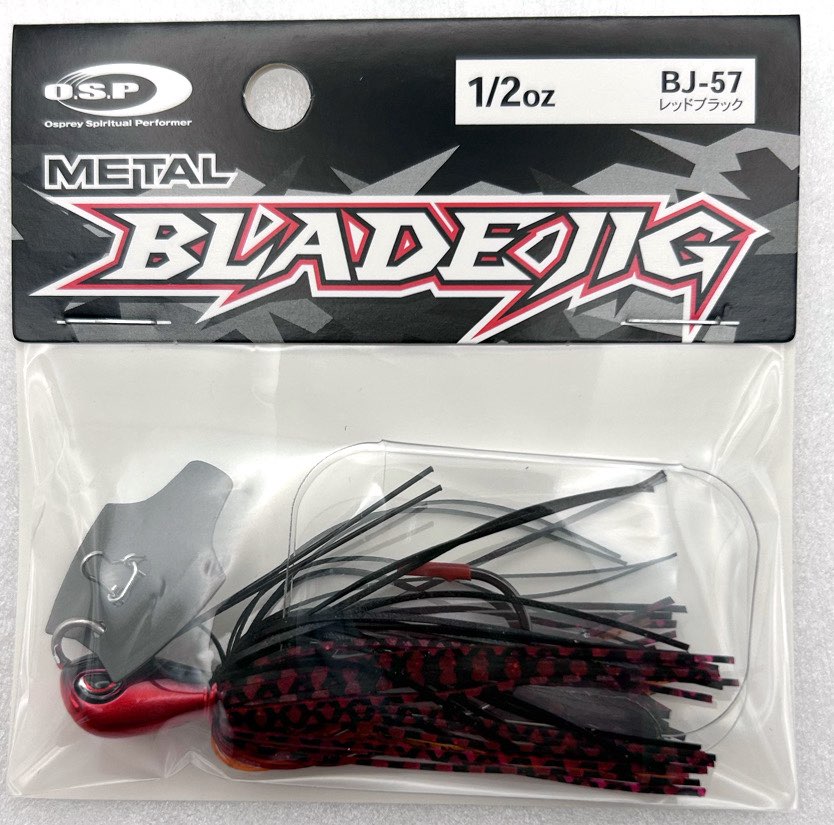 METAL BLADE JIG 1/2oz Red Black