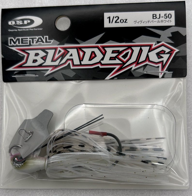 METAL BLADE JIG 1/2oz Vivid Pearl White