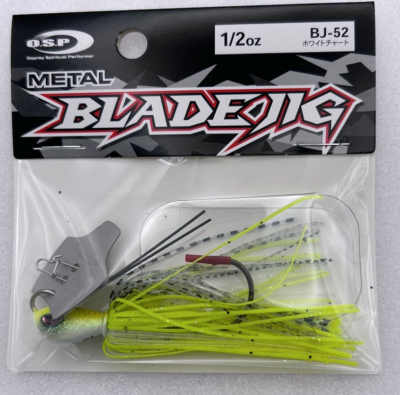 METAL BLADE JIG 1/2oz White Chart