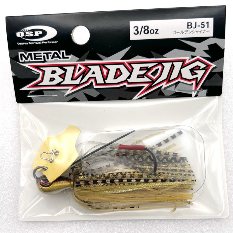 METAL BLADE JIG 3/8oz Golden Shiner