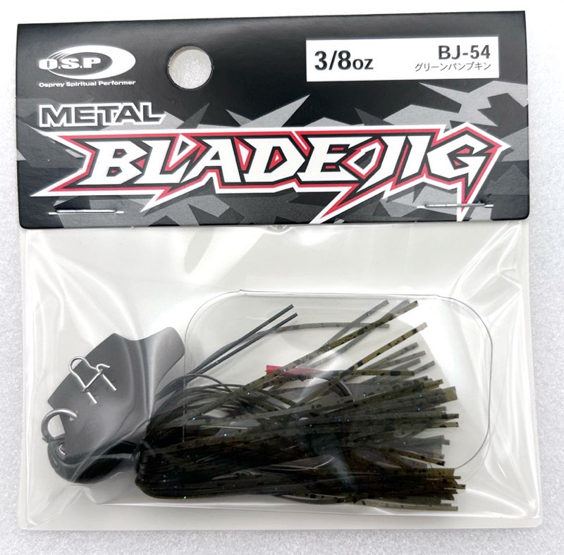 METAL BLADE JIG 3/8oz Green Pumpkin