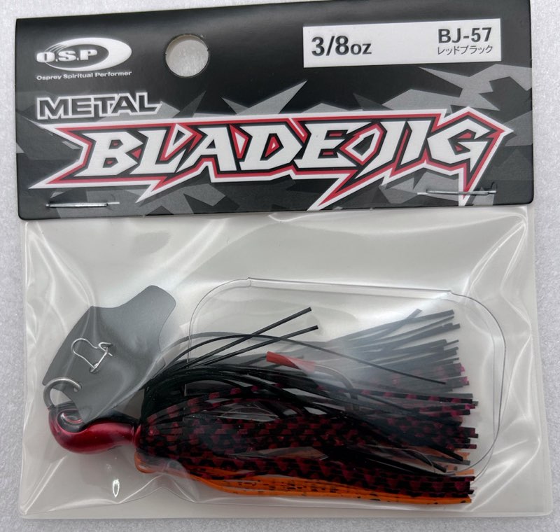 METAL BLADE JIG 3/8oz Red Black