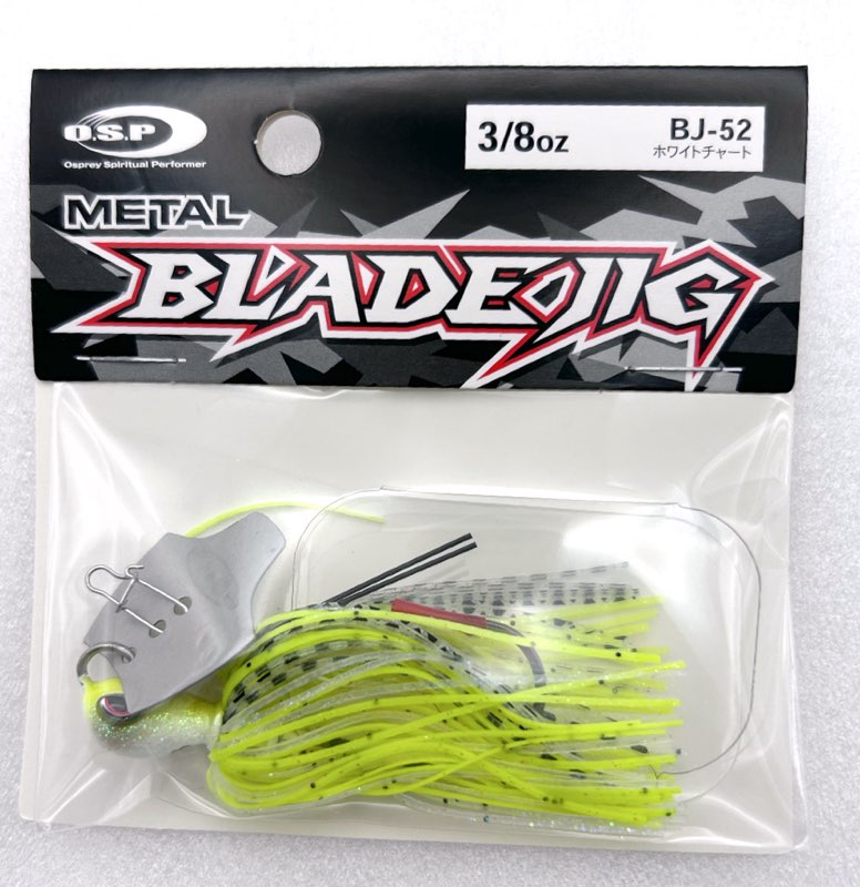 METAL BLADE JIG 3/8oz White Chart