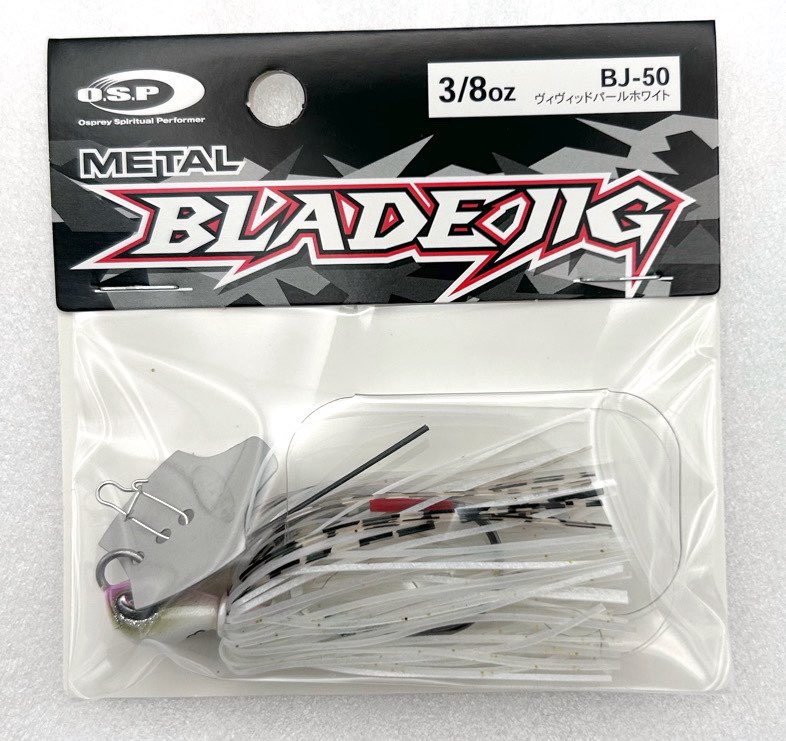 METAL BLADE JIG 3/8oz Vivid Pearl White