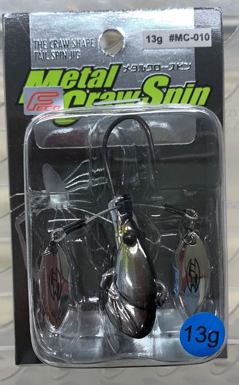 METAL CRAW SPIN 13g #010:Silver Craw