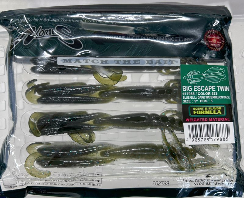 BIG ESCAPE TWIN 523:Bluegill Dark Watermelon Back