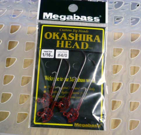 Okashira Head Long Shank 1/16oz-#4/0 Red Demon