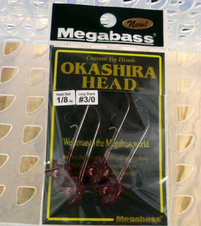 Okashira Head Long Shank 1/8oz-#3/0 Red Demon
