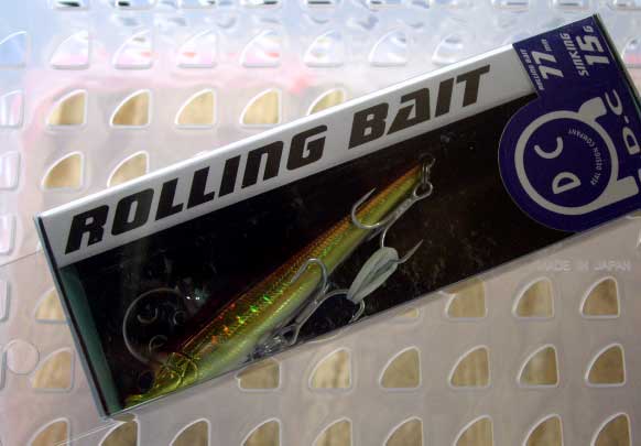 Rolling Bait RB-77 HH-7 Half Hologram Gold Red - Click Image to Close