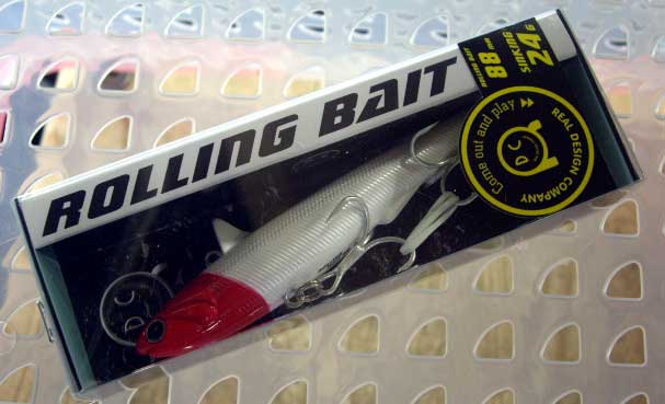 Rolling Bait RB-88 1PWRedHead - Click Image to Close