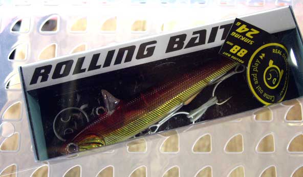 Rolling Bait RB-88 HH-7 Hal Hologram Gold Red - Click Image to Close