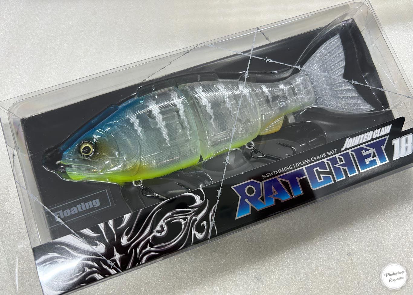 JOINTED CLAW RATCHET 184 Blue Back Clear Perch