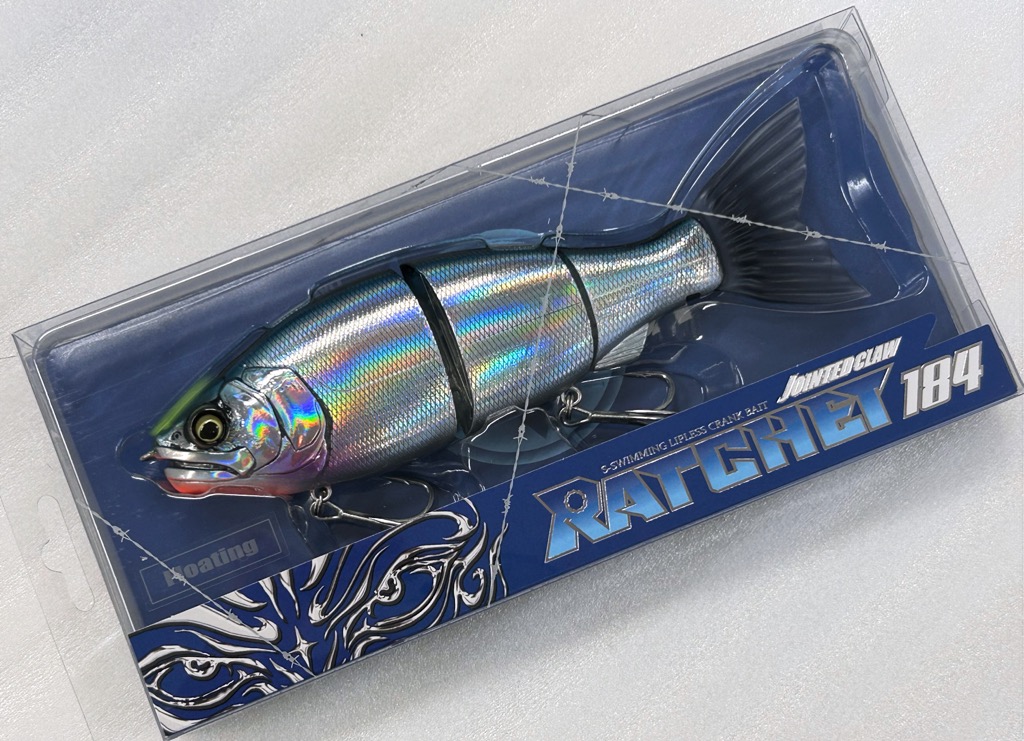 JOINTED CLAW RATCHET 184SW Laser Bait