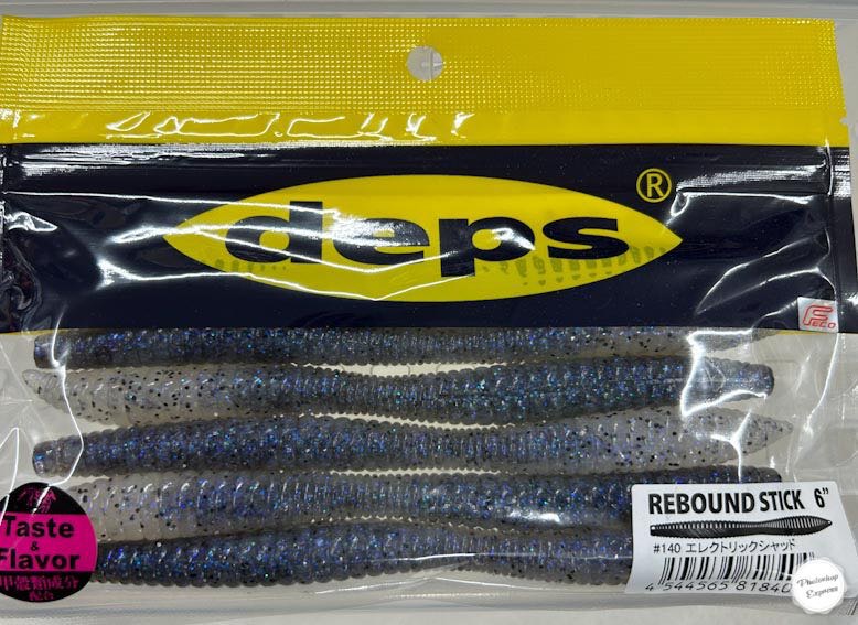 REBOUND STICK 6inch #140 Electric Shad - Click Image to Close