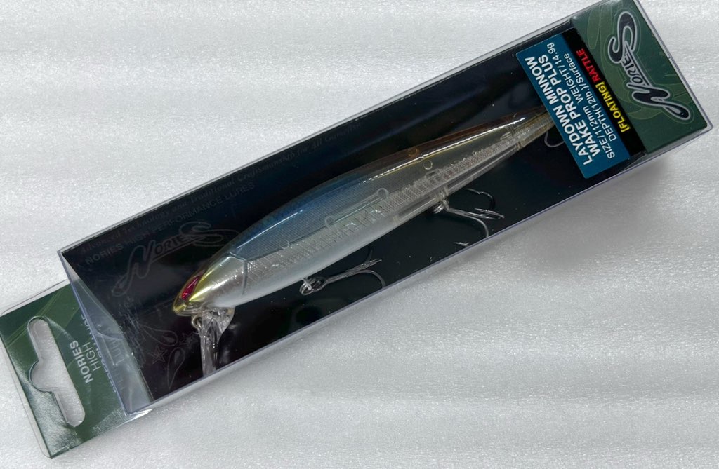 LAYDOWN MINNOW WAKE PROP PLUS Wakasagi Attention