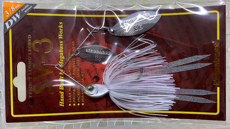 SV-3 3/8oz DW Pearl Shad - Click Image to Close