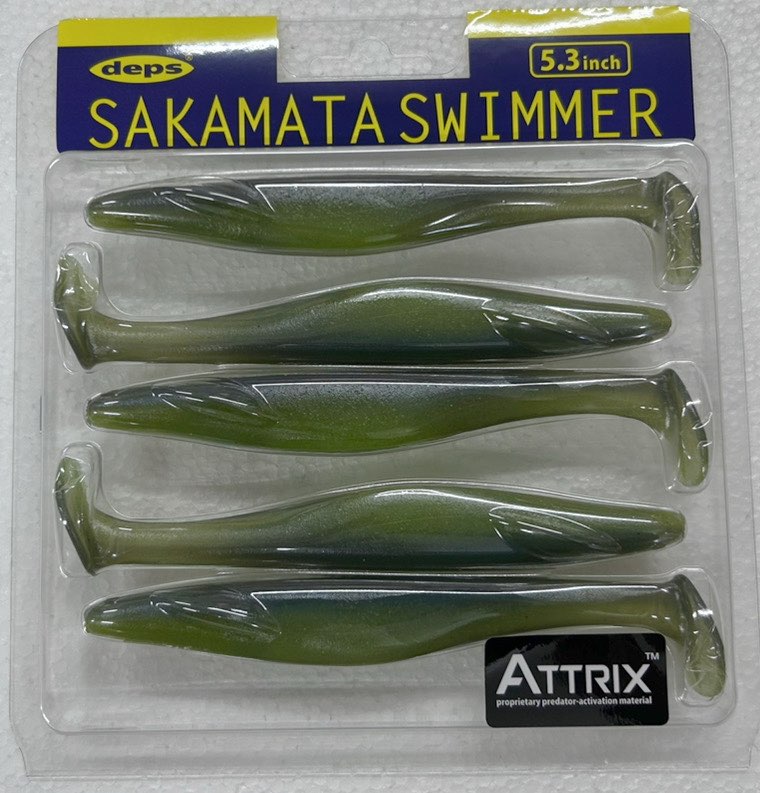 SAKAMATA SWIMMER 5.3inch #20 Watermelon Problue