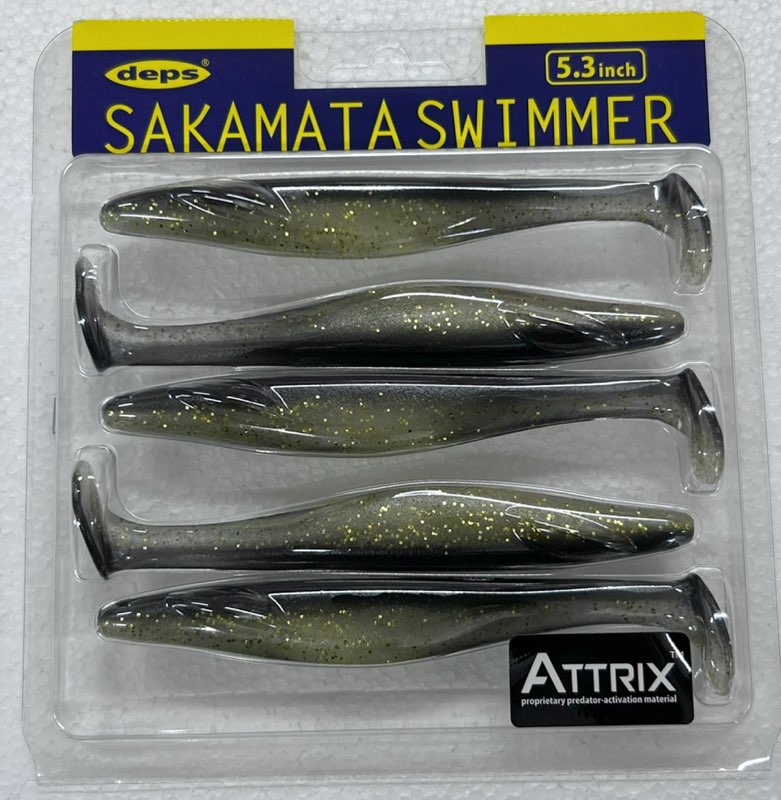 SAKAMATA SWIMMER 5.3inch #22 Golden Shiner