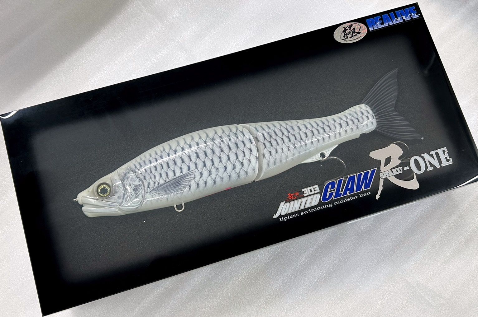 JOINTED CLAW SHAKU-ONE TYPE-SF FAINT GLOW SHAD[REALIVE] - Click Image to Close