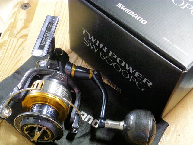 Shimano 15* Twin power SW 5000XG gorgeous set 6000 number change