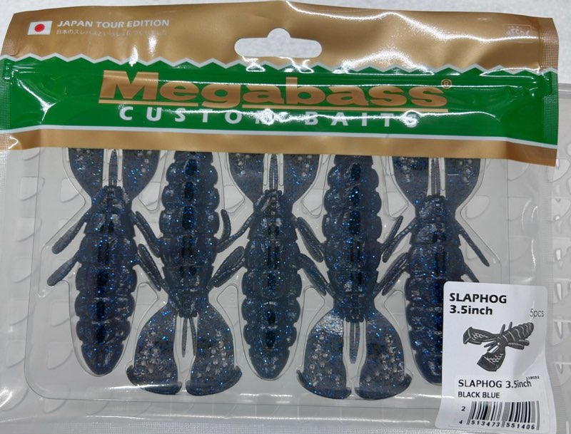 SLAPHOG 3.5inch BLACK BLUE SLAPHOG 3.5inch BLACK BLUE