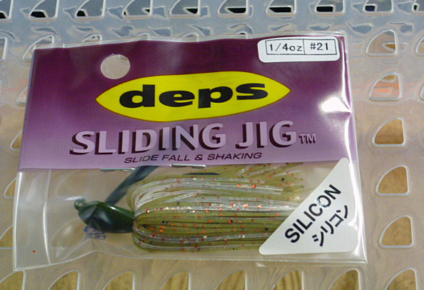 SLIDING JIG 1/4oz SILICON #21 Weed Shrimp