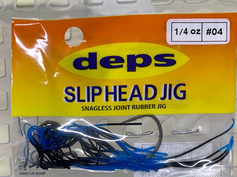 SLIP HEAD JIG 1/4oz #04 Blue Black