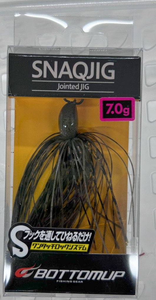 SNAQJIG 7.0g #S510 Black Tenaga