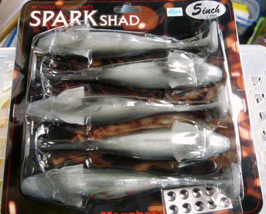 Spark Shad 5inch Silver Shad