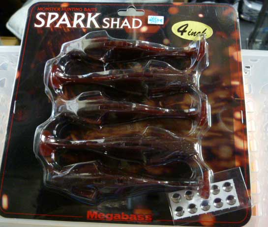 Spark Shad 4inch Scuppernong