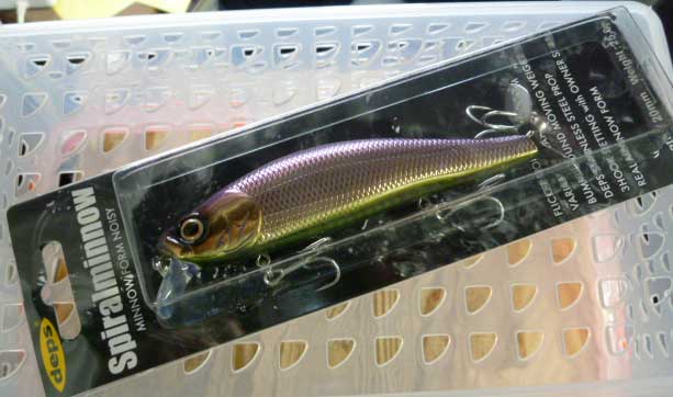 Spiral Minnow Purple Flost - Click Image to Close